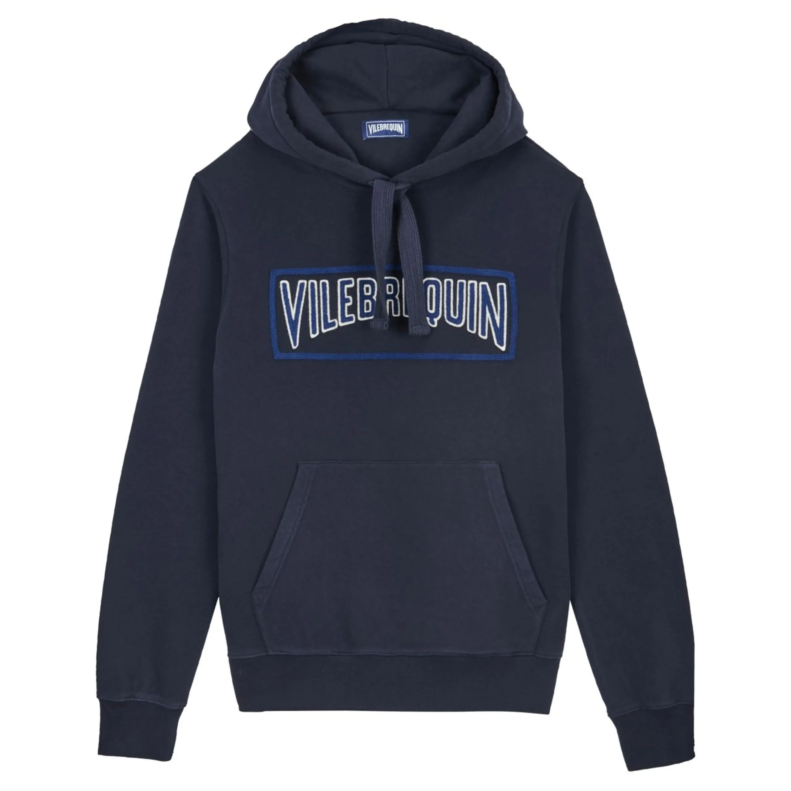 Homme Vilebrequin Sweats^Sweat A Capuche Brodé En Coton Homme Uni