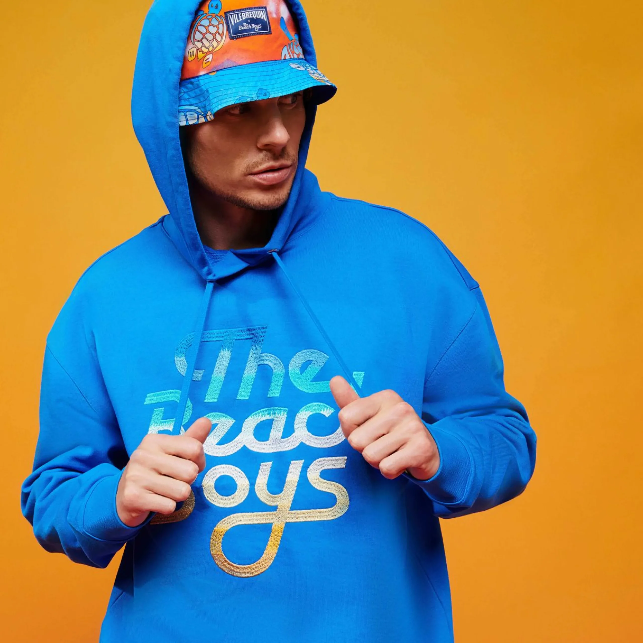 Homme Vilebrequin Sweats^Sweat A Capuche En Coton Organique Homme Brodé - X The Beach Boys