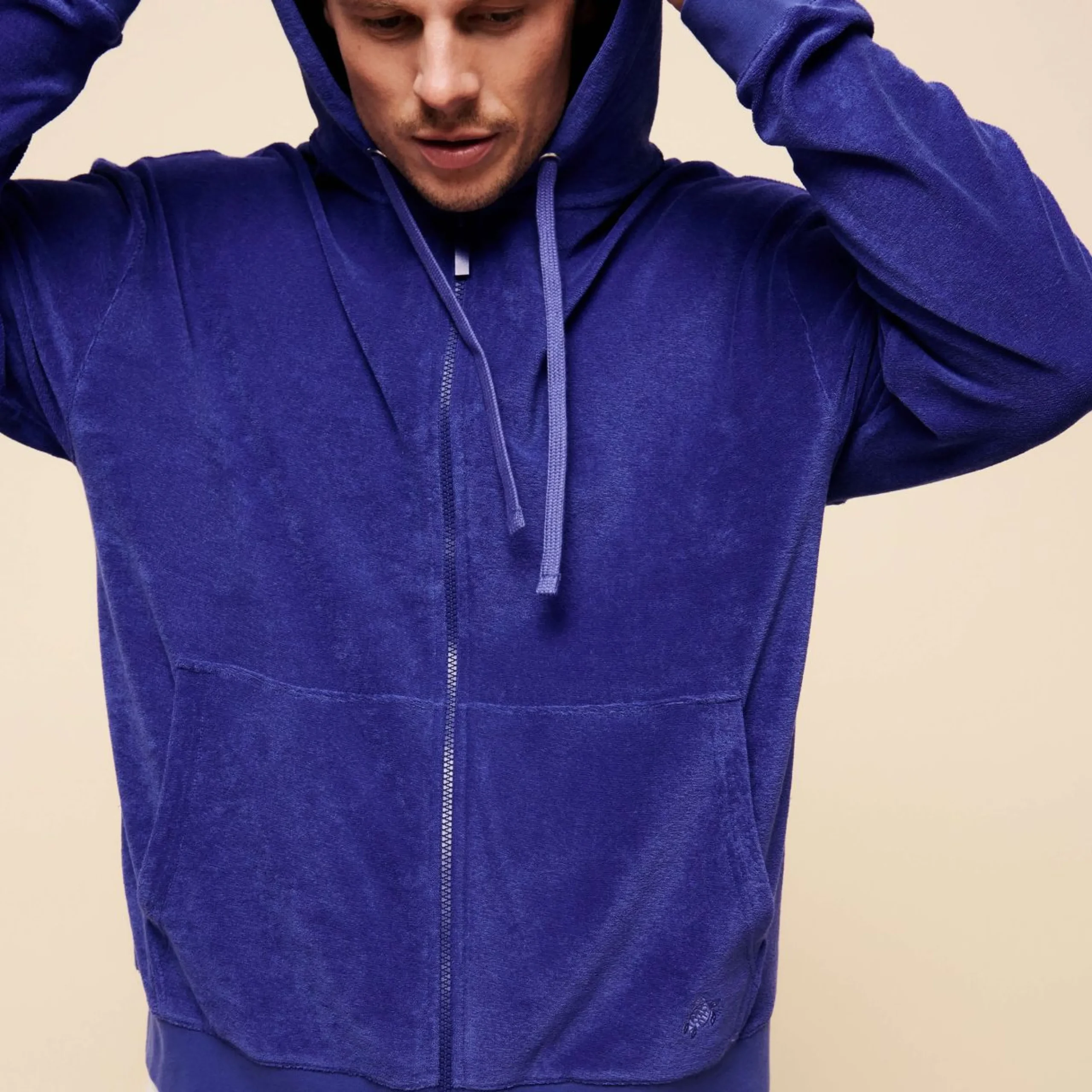 Homme Vilebrequin Loungewear^Sweat A Capuche En Eponge Homme Uni