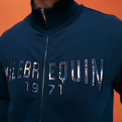 Homme Vilebrequin Sweats^Sweat En Coton A Fermeture Zippee Homme Neo Medusa Brodé