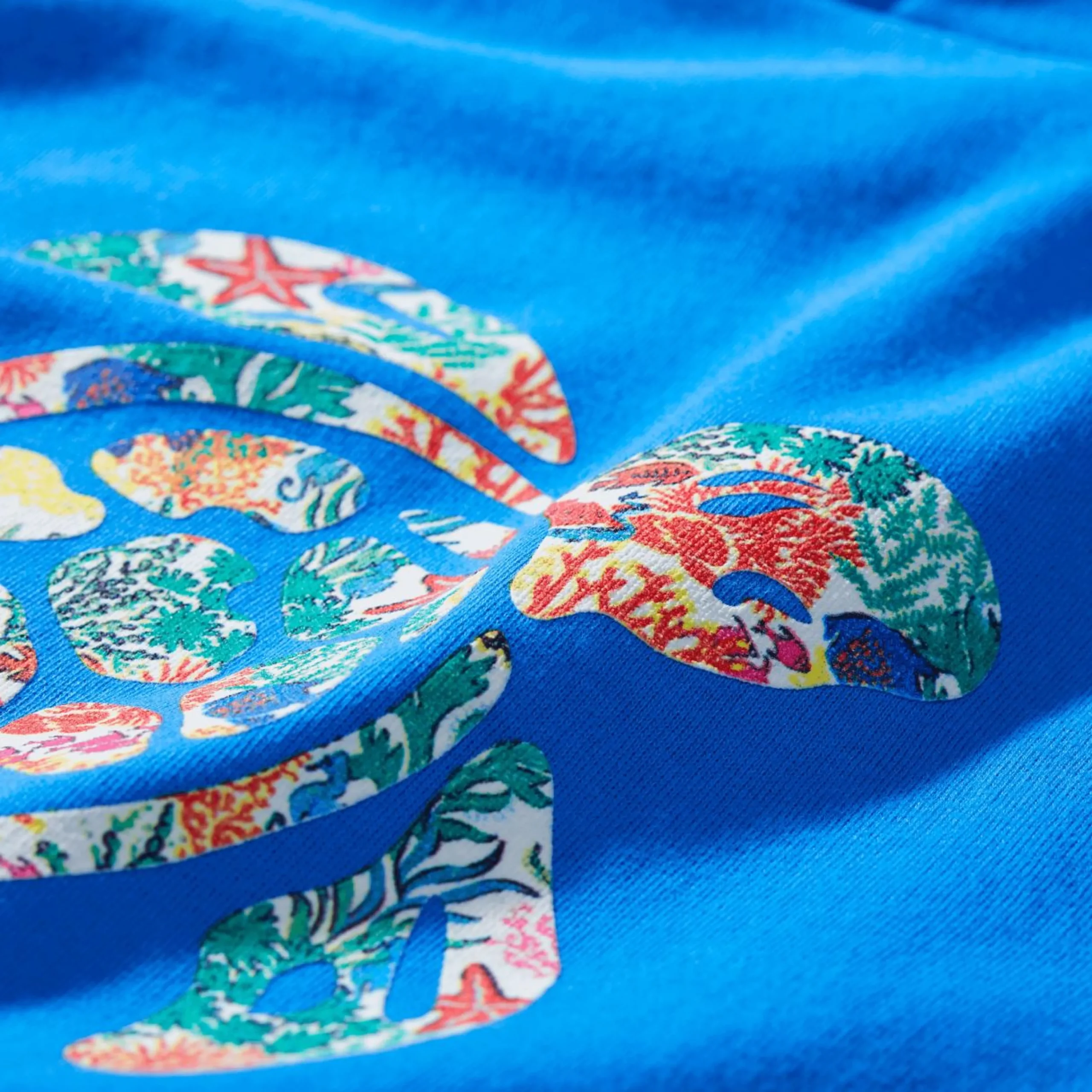 Garçon Vilebrequin Sweats^Sweat Garçon A Capuche Tortue Imprime Fonds Marins Multicolores