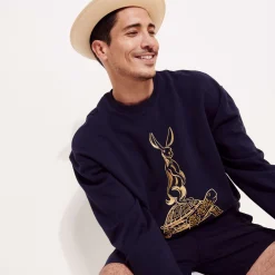 Homme Vilebrequin Sweats^Sweatshirt En Coton Homme Brodé The Year Of The Rabbit