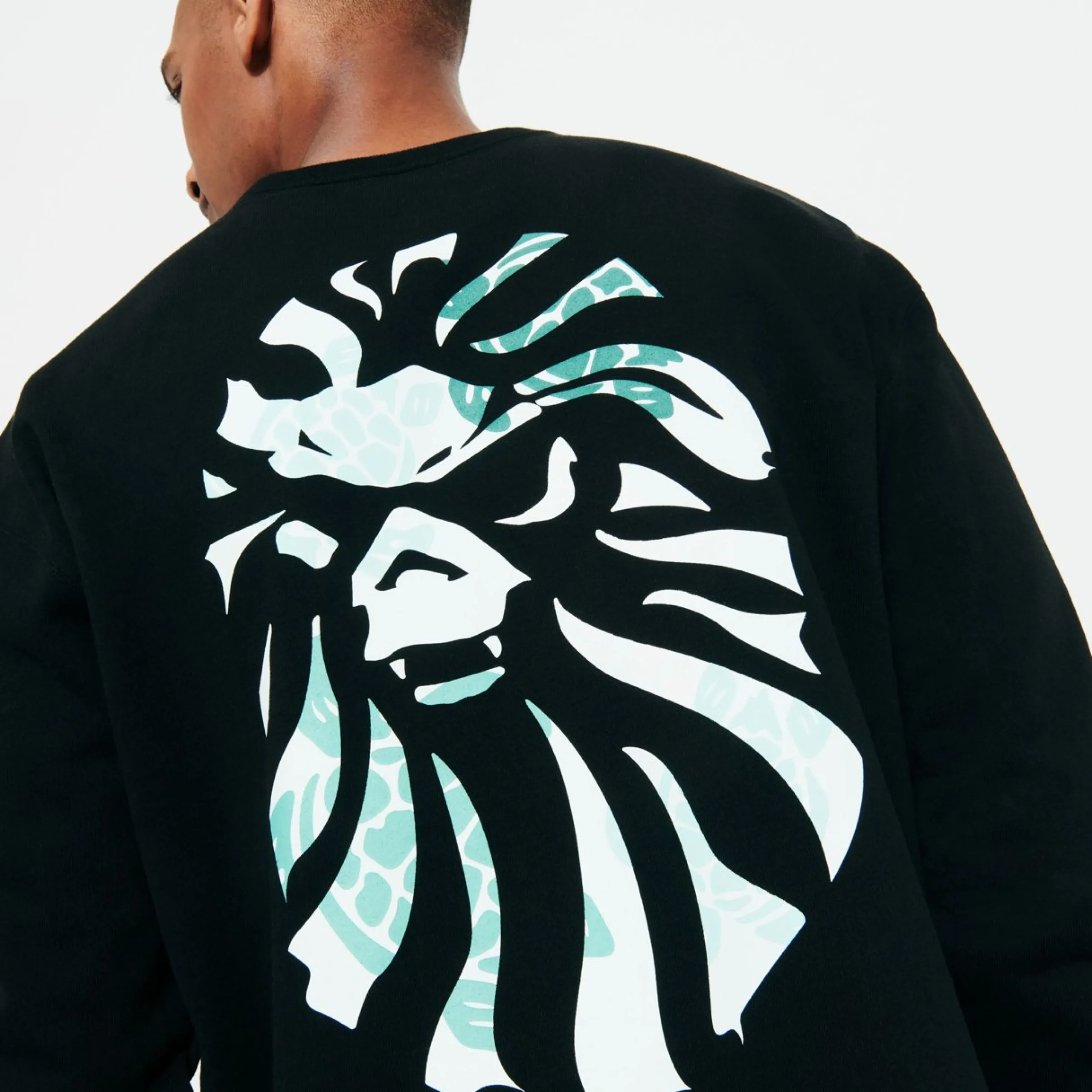 Homme Vilebrequin Sweats^Sweatshirt Homme En Coton Imprime Turtles - X Bape® Black