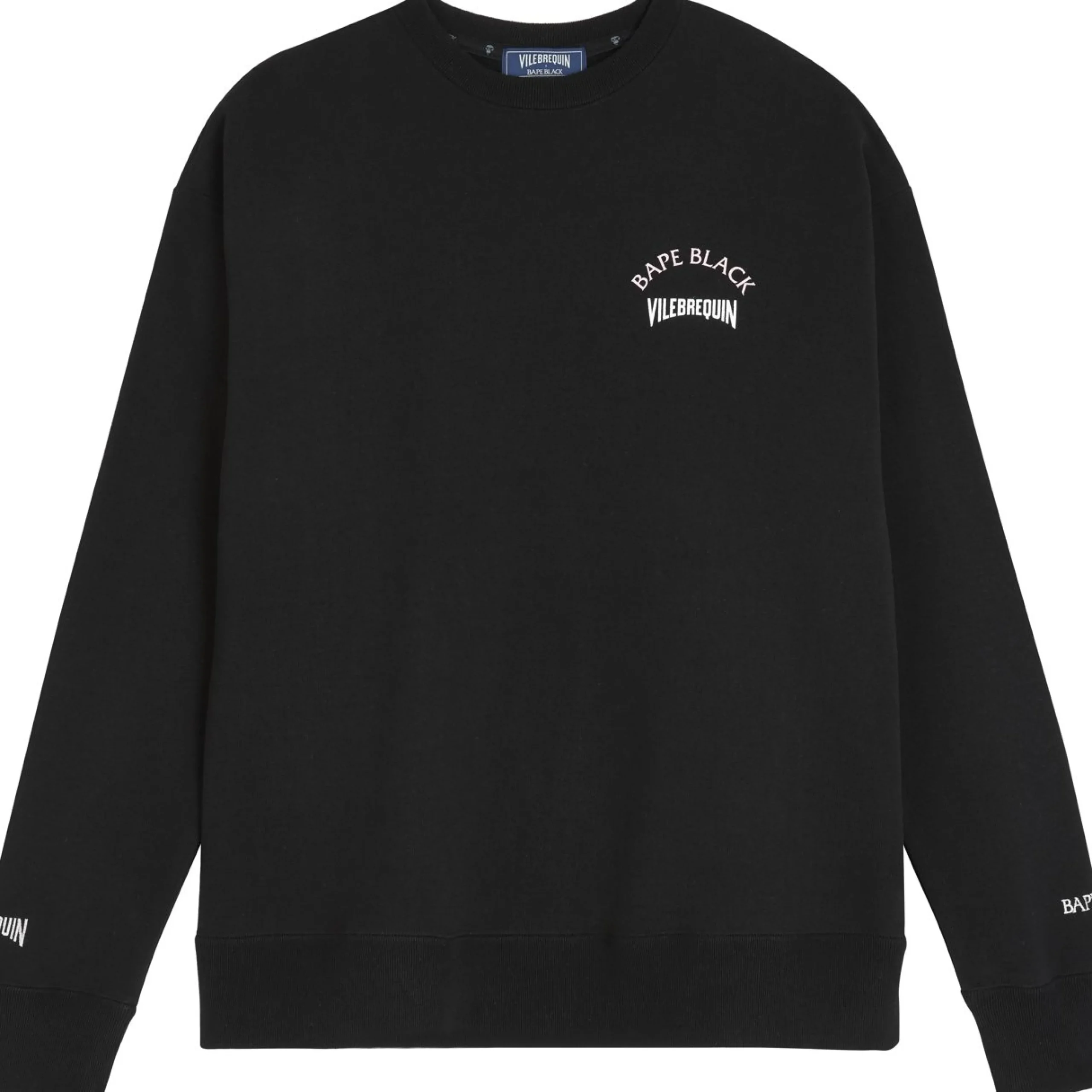 Homme Vilebrequin Sweats^Sweatshirt Homme En Coton Imprime Turtles - X Bape® Black