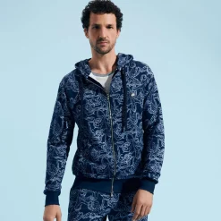 Homme Vilebrequin Sweats^Sweatshirt Homme Imprime Poulpes Bicolores