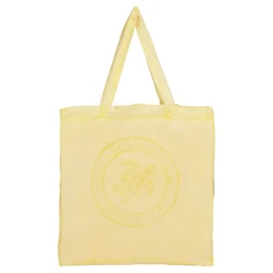 Homme Vilebrequin Sacs De Plage Et Pochettes^Tote Bag En Lin Imprime Tortue Teinture Minerale