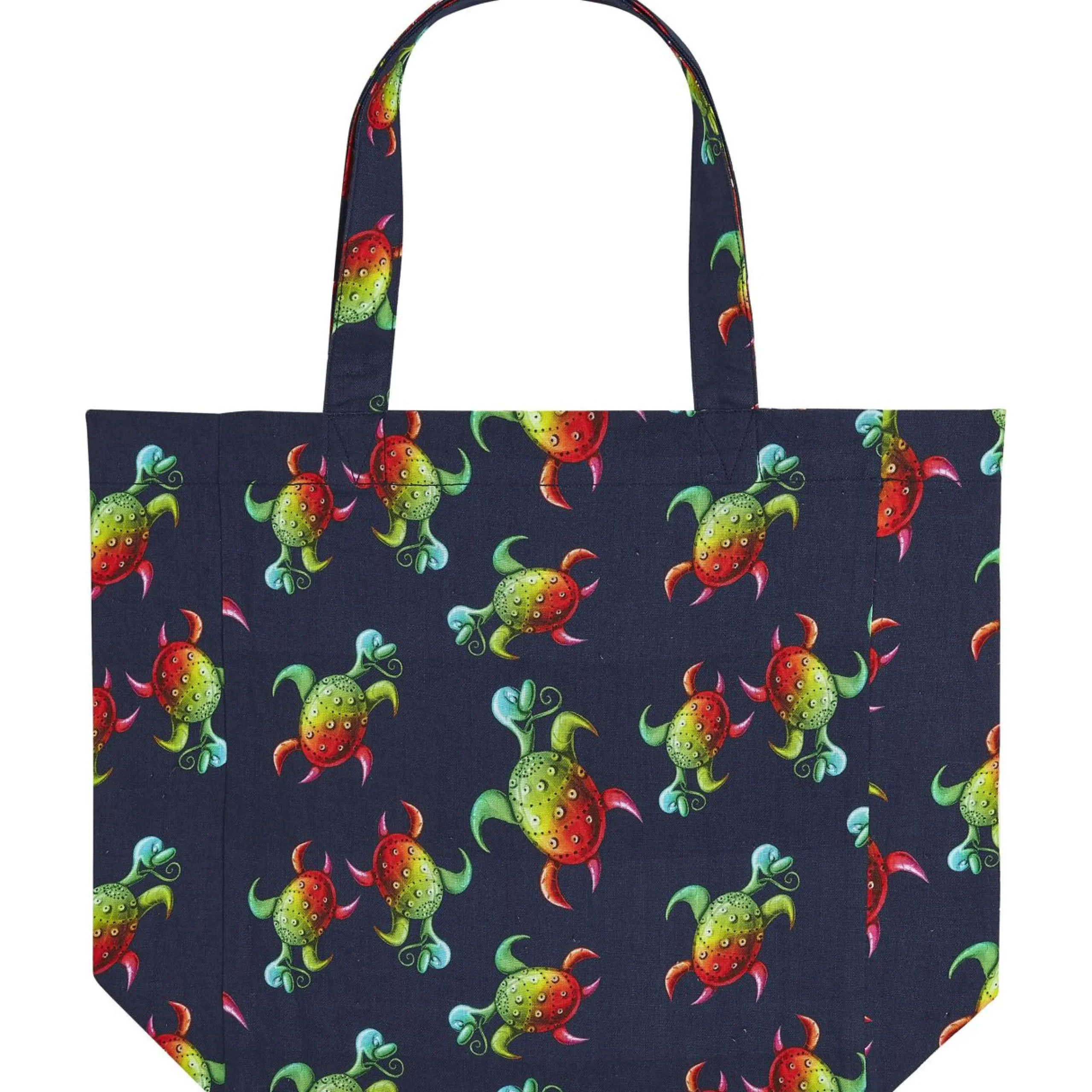 Homme Vilebrequin Le Père & Fils^Tote Bag Tortues Rainbow Multicolor - X Kenny Scharf