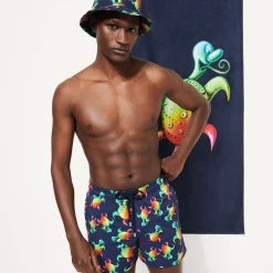 Homme Vilebrequin Le Père & Fils^Tote Bag Tortues Rainbow Multicolor - X Kenny Scharf