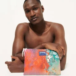 Homme Vilebrequin Sacs De Plage Et Pochettes^Trousse De Plage En Lin Gra - X John M Armleder