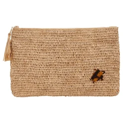 Homme Vilebrequin Sacs De Plage Et Pochettes^Trousse De Plage En Raphia