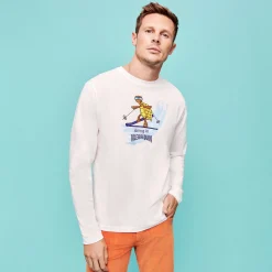 Homme Vilebrequin T-Shirts^T-Shirt A Manches Longues En Coton Homme Ski In Vbq
