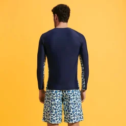 Homme Vilebrequin T-Shirts Anti Uv^T-Shirt Anti Uv Manches Longues Homme Turtles Leopard