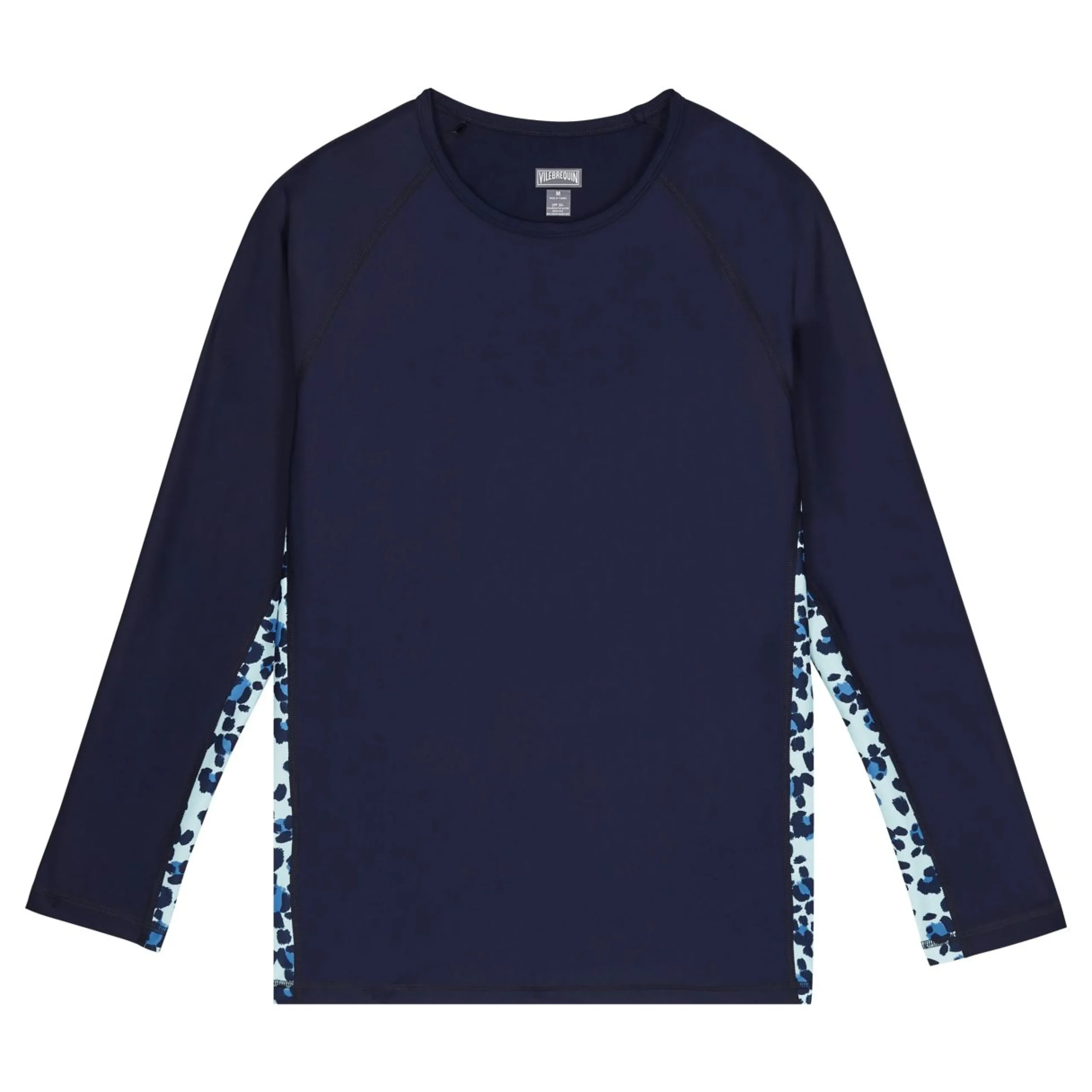 Homme Vilebrequin T-Shirts Anti Uv^T-Shirt Anti Uv Manches Longues Homme Turtles Leopard