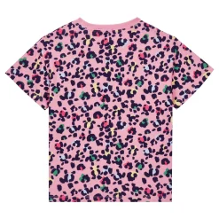 Fille Vilebrequin T-Shirts^T-Shirt Col Rond Fille Turtles Leopard