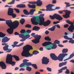 Fille Vilebrequin T-Shirts^T-Shirt Col Rond Fille Turtles Leopard