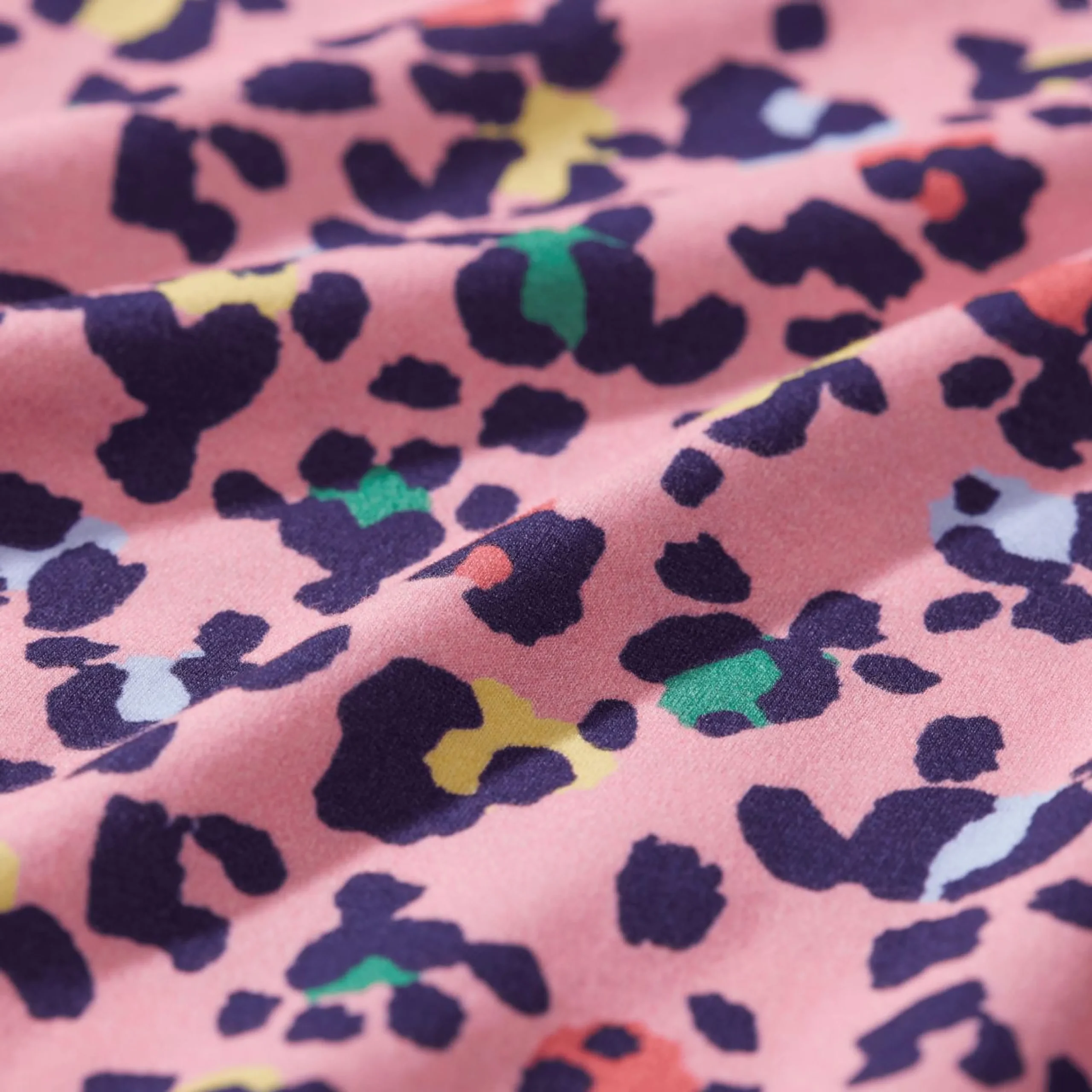 Fille Vilebrequin T-Shirts^T-Shirt Col Rond Fille Turtles Leopard