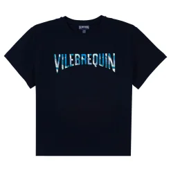 Garçon Vilebrequin T-Shirts^T-Shirt Coton Organique Garçon Sharks All Around