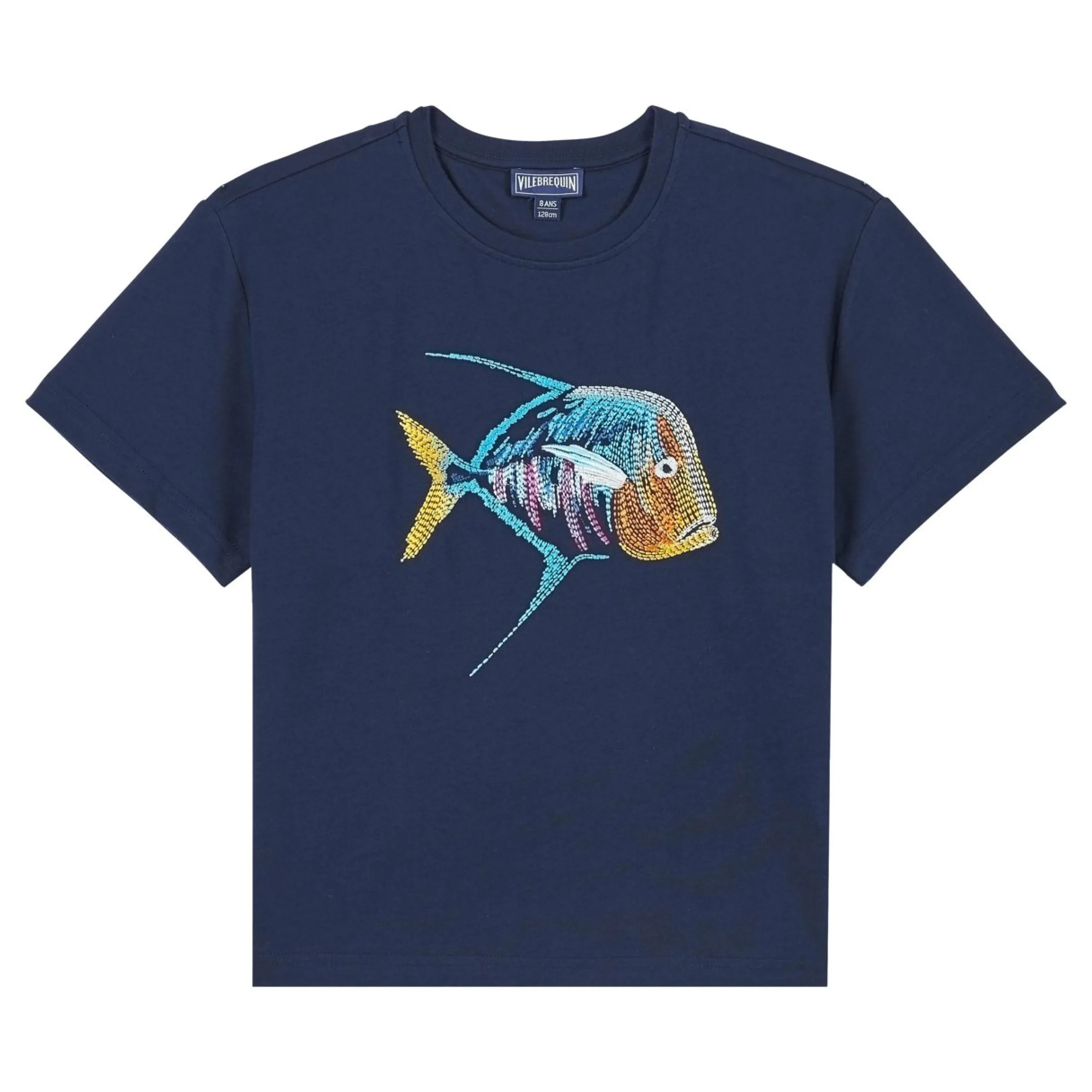Garçon Vilebrequin T-Shirts^T-Shirt Coton Organique Garçon Piranhas