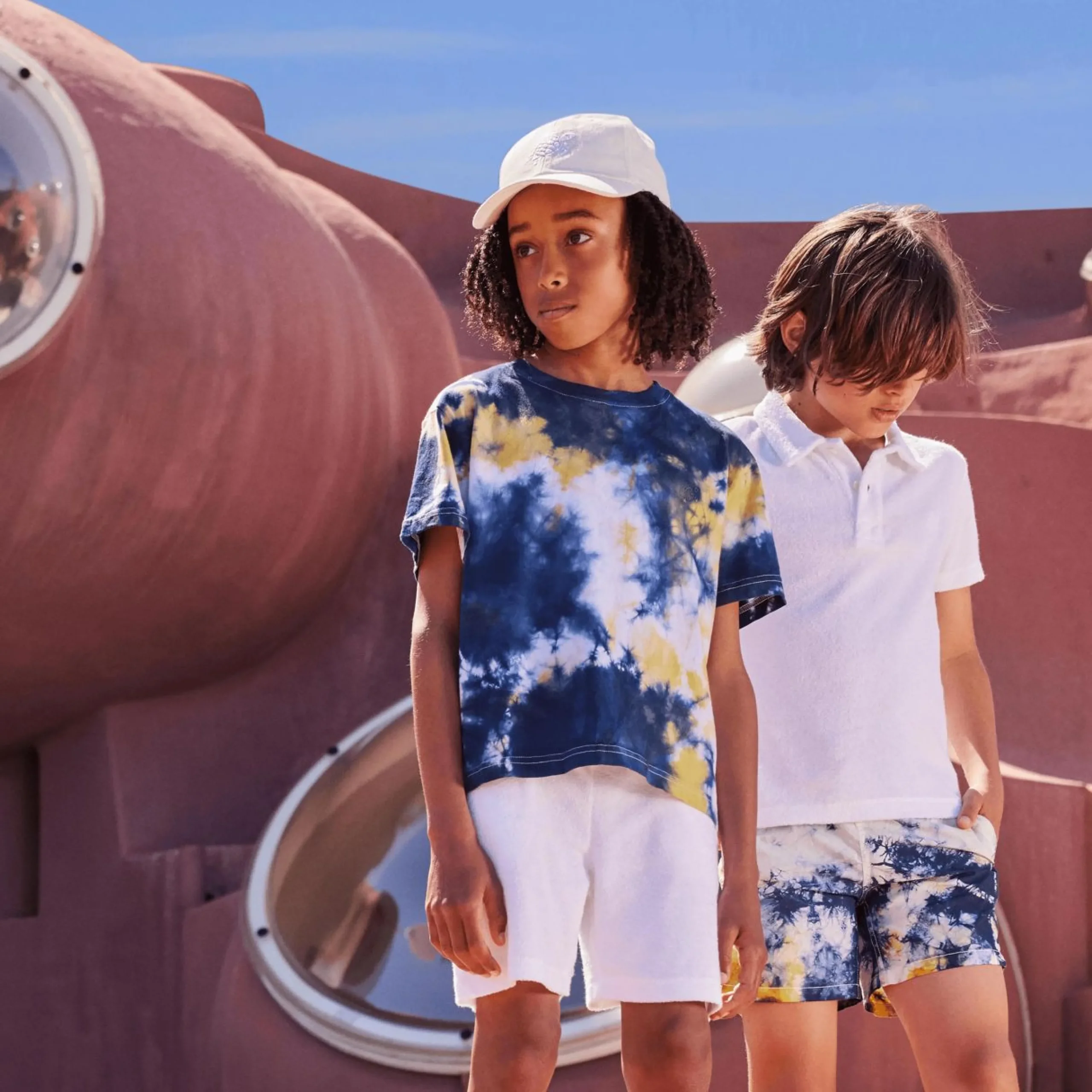 Garçon Vilebrequin T-Shirts^T-Shirt Coton Organique Garçon Tie & Dye