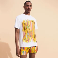 Homme Vilebrequin T-Shirts^T-Shirt Coton Organique Homme Sunny Streets