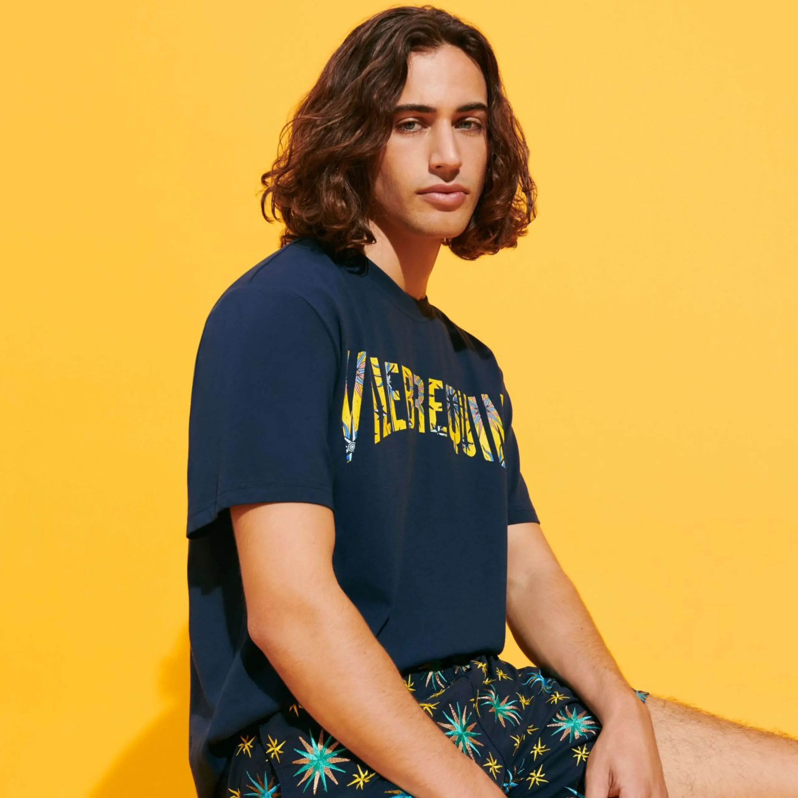Homme Vilebrequin T-Shirts^T-Shirt Coton Organique Homme Sud