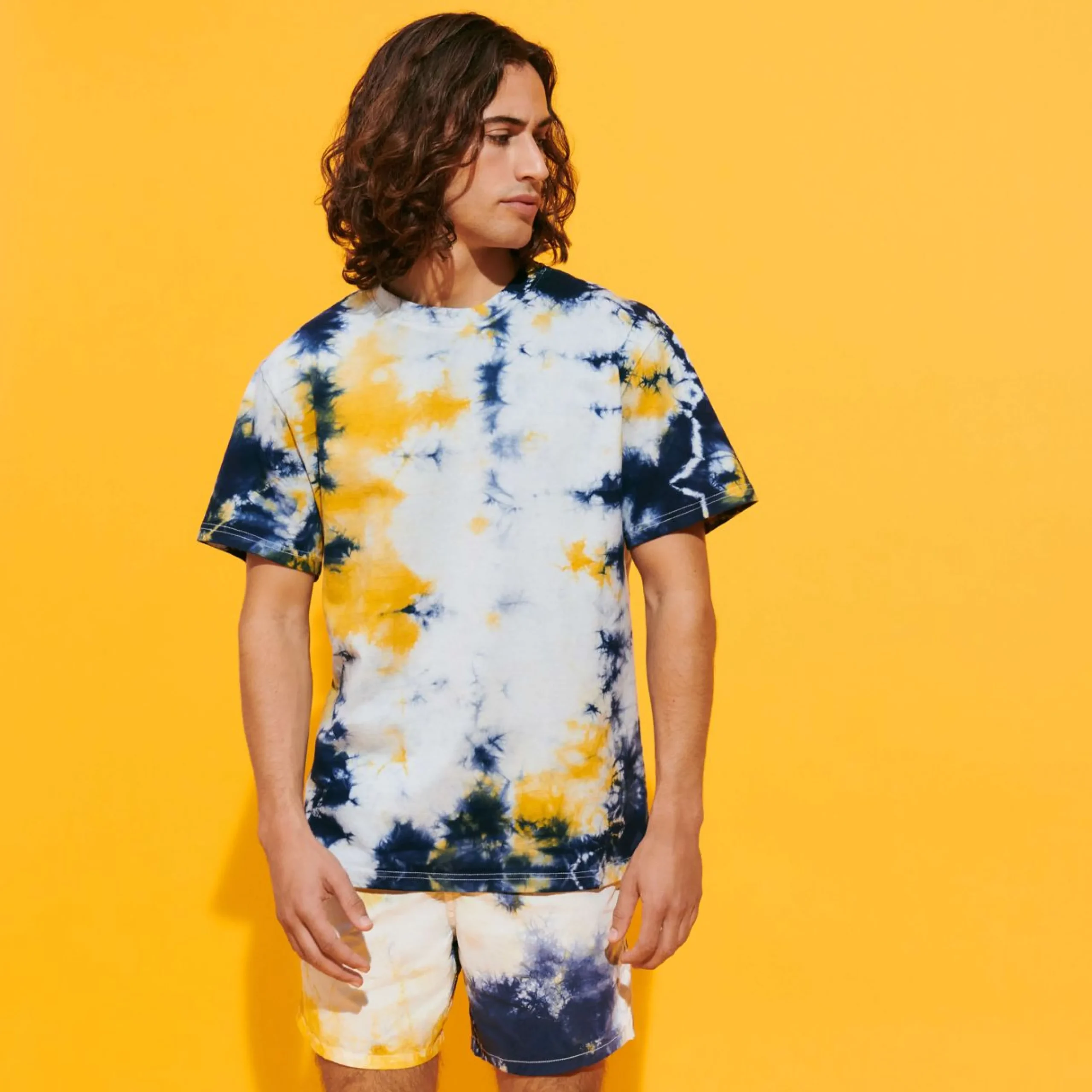 Homme Vilebrequin T-Shirts^T-Shirt Coton Organique Homme Tie & Dye