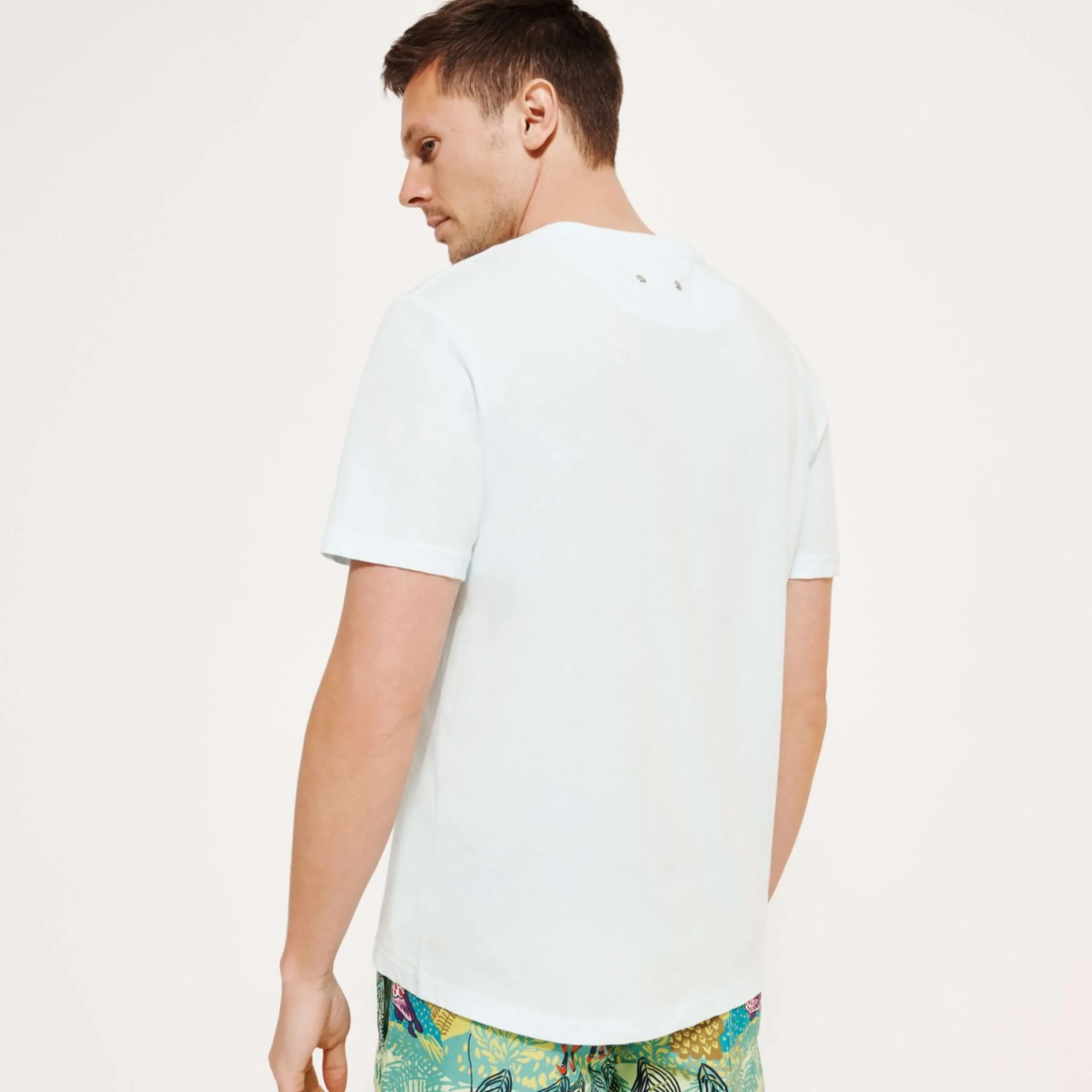 Homme Vilebrequin T-Shirts^T-Shirt En Coton Bio Homme Uni