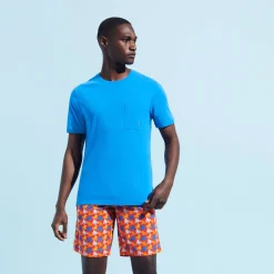 Homme Vilebrequin T-Shirts^T-Shirt En Coton Bio Homme Uni