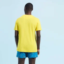 Homme Vilebrequin T-Shirts^T-Shirt En Coton Bio Homme Uni