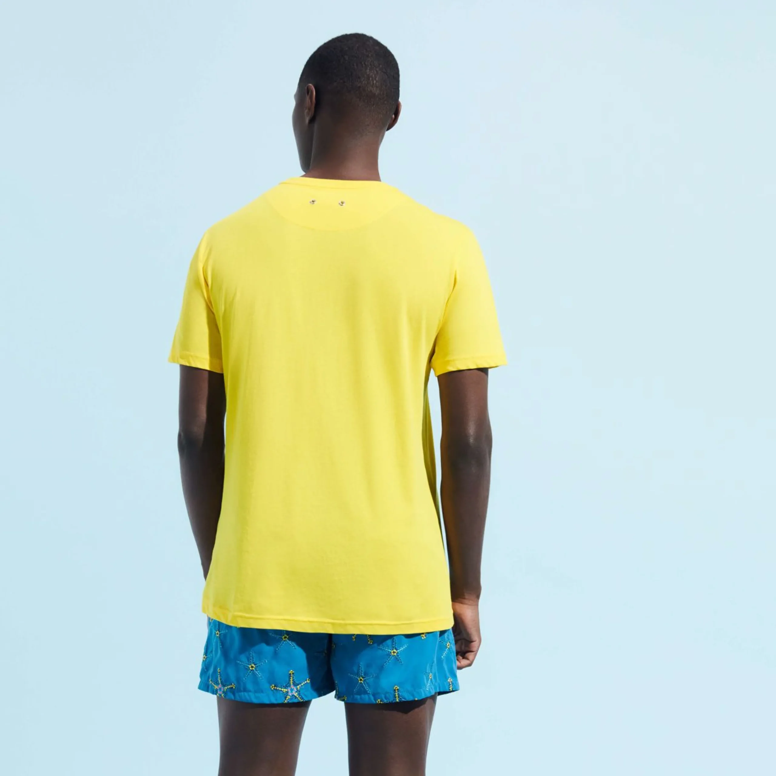 Homme Vilebrequin T-Shirts^T-Shirt En Coton Bio Homme Uni