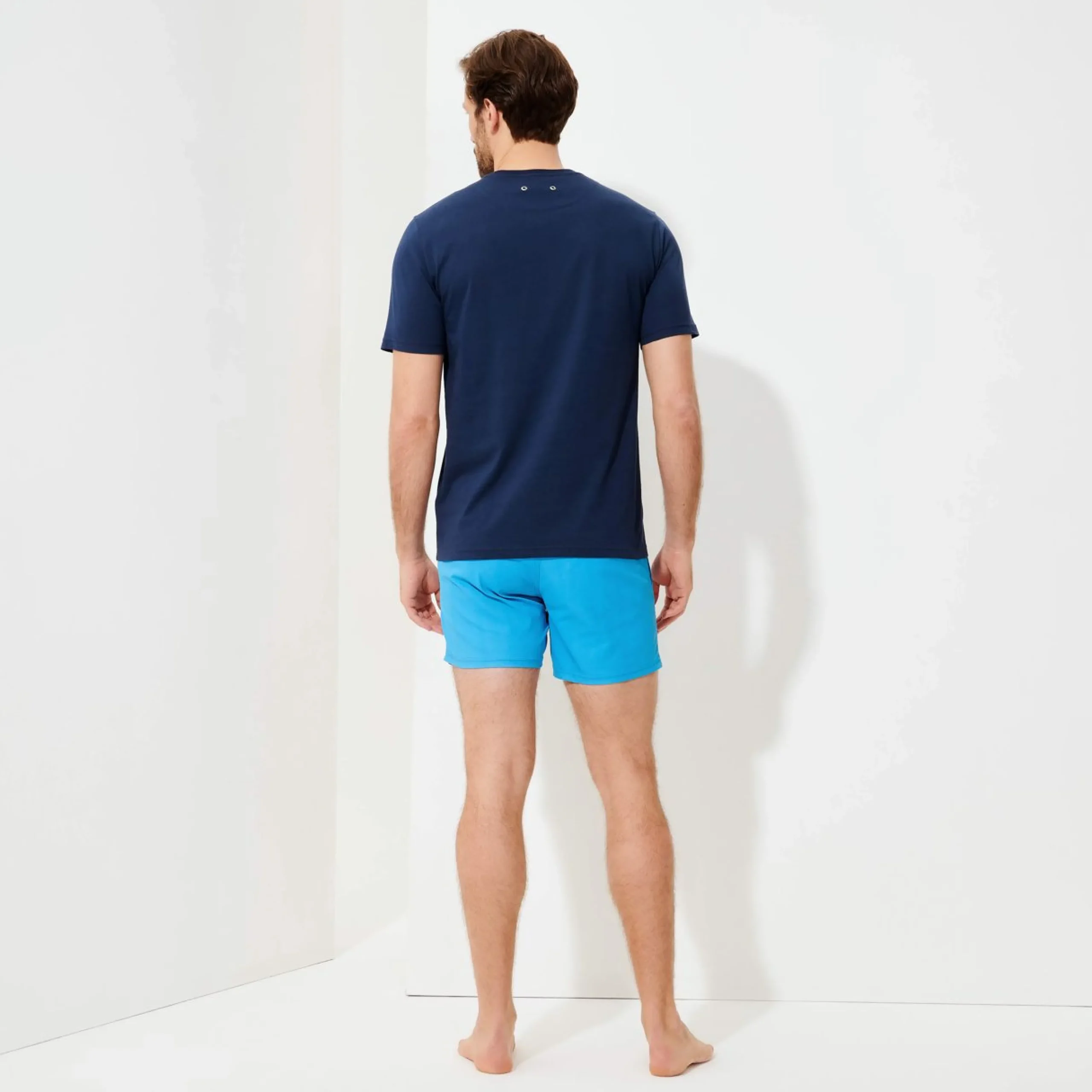 Homme Vilebrequin T-Shirts^T-Shirt En Coton Bio Homme Uni