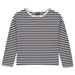 Fille Vilebrequin T-Shirts^T-Shirt En Coton Garçon A Rayures