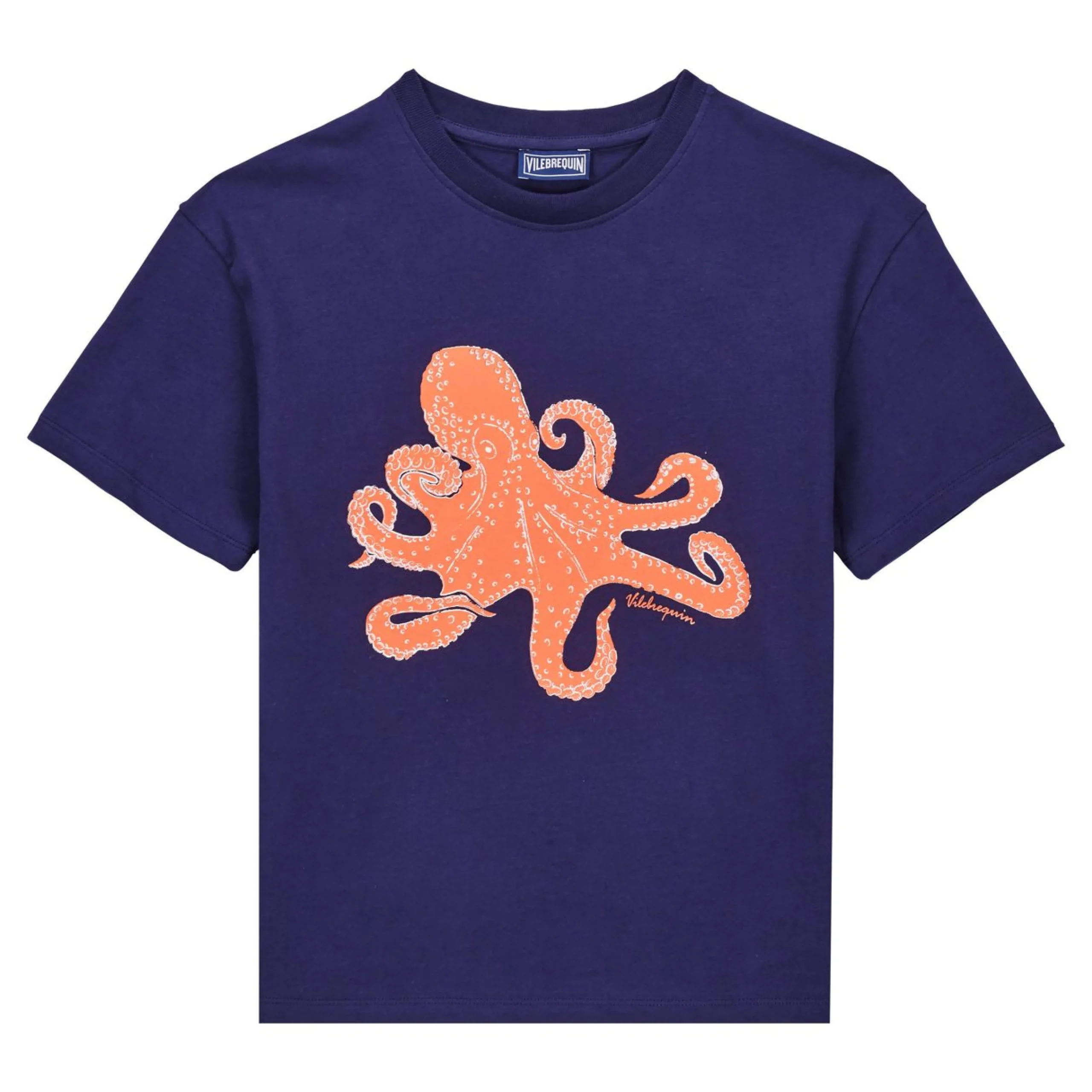 Garçon Vilebrequin T-Shirts^T-Shirt En Coton Garçon Macro Octopussy