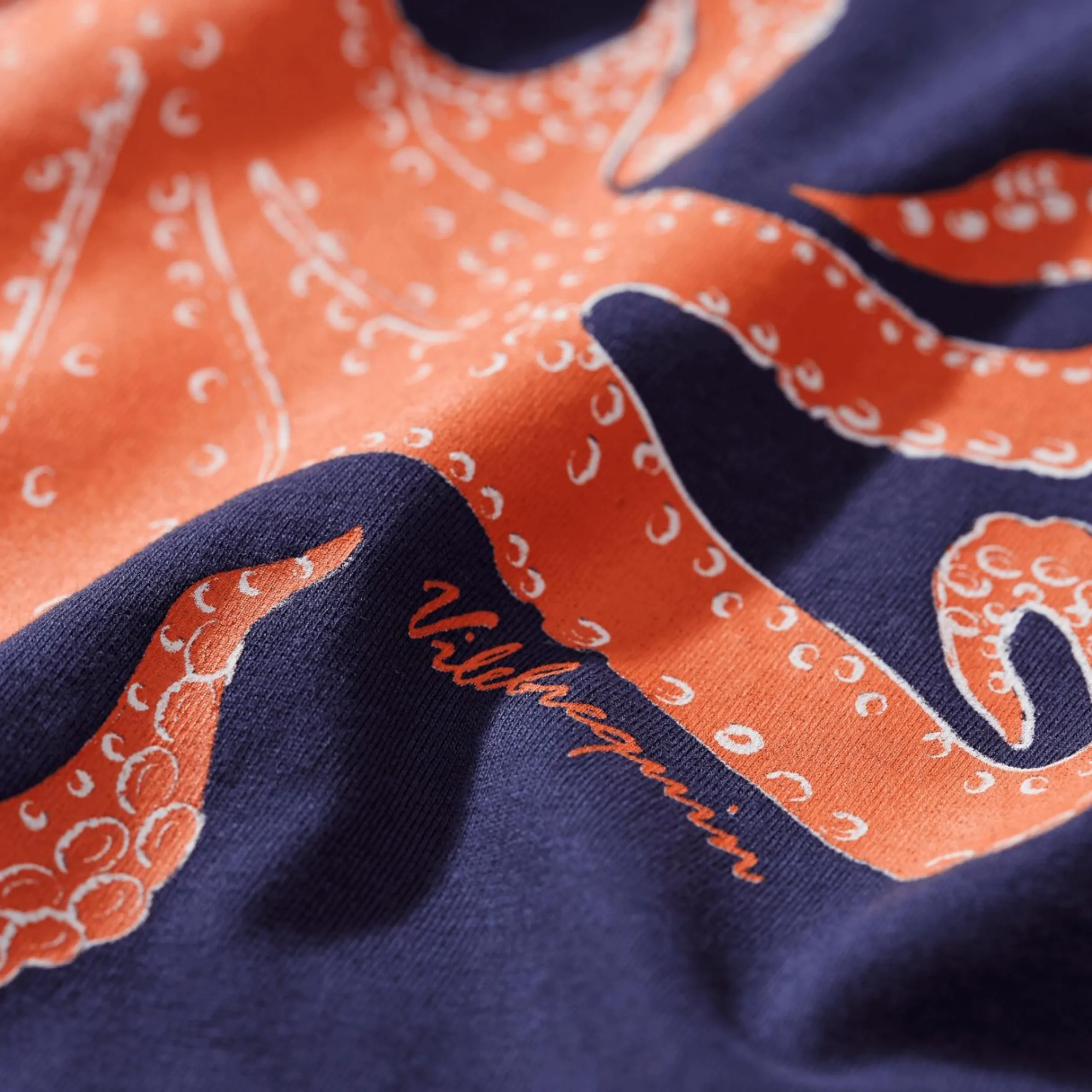Garçon Vilebrequin T-Shirts^T-Shirt En Coton Garçon Macro Octopussy