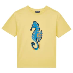 Garçon Vilebrequin T-Shirts^T-Shirt En Coton Garçon Seahorse