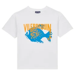 Garçon Vilebrequin T-Shirts^T-Shirt En Coton Garçon Vbq Fish