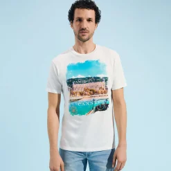 Homme Vilebrequin T-Shirts^T-Shirt En Coton Homme Cannes