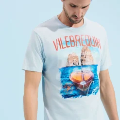 Homme Vilebrequin T-Shirts^T-Shirt En Coton Homme Capri