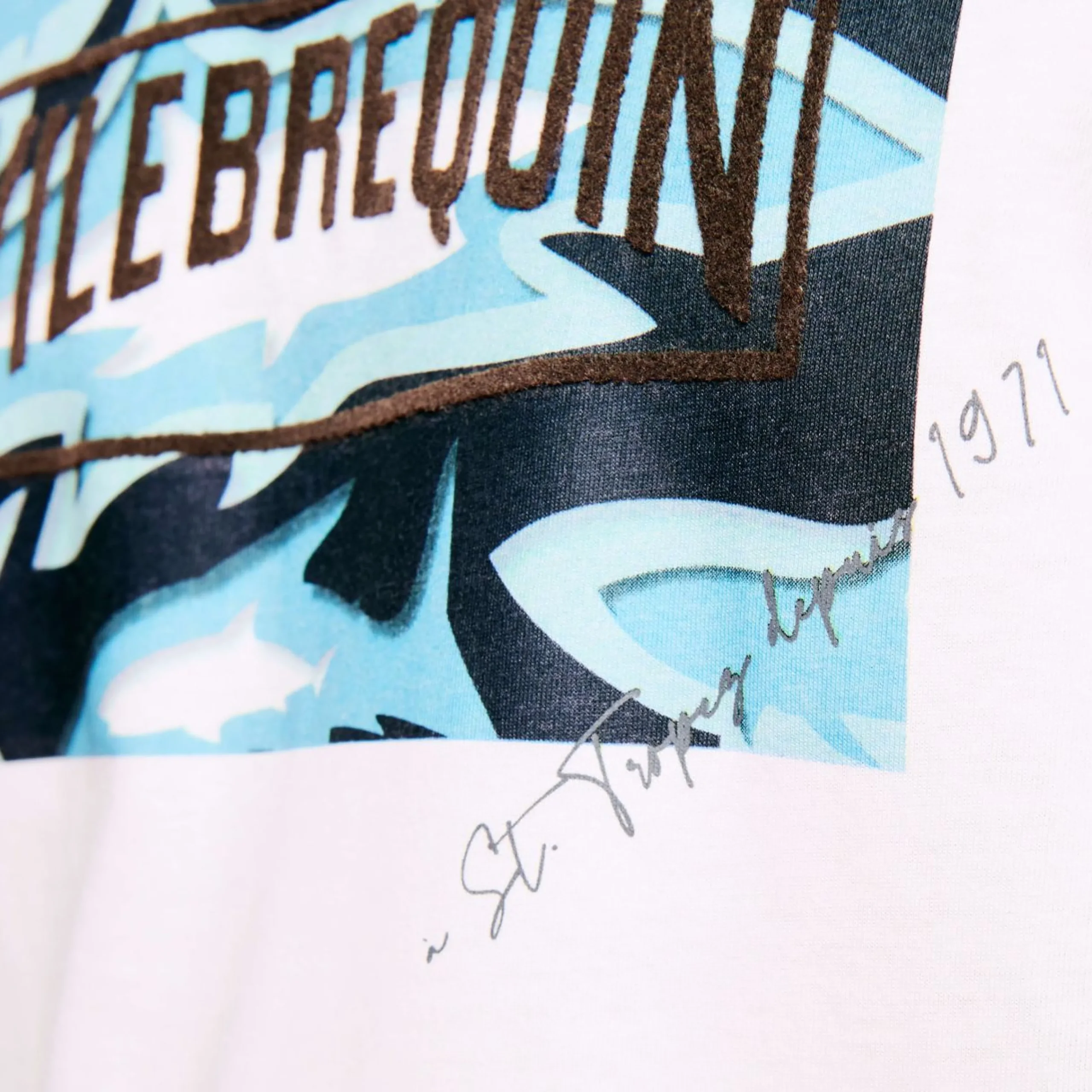 Homme Vilebrequin T-Shirts^T-Shirt En Coton Homme Imprime Requins 3D