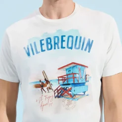 Homme Vilebrequin T-Shirts^T-Shirt En Coton Homme Malibu Lifeguard