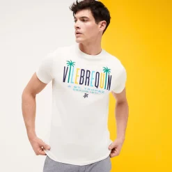 Homme Vilebrequin T-Shirts^T-Shirt En Coton Homme Palms