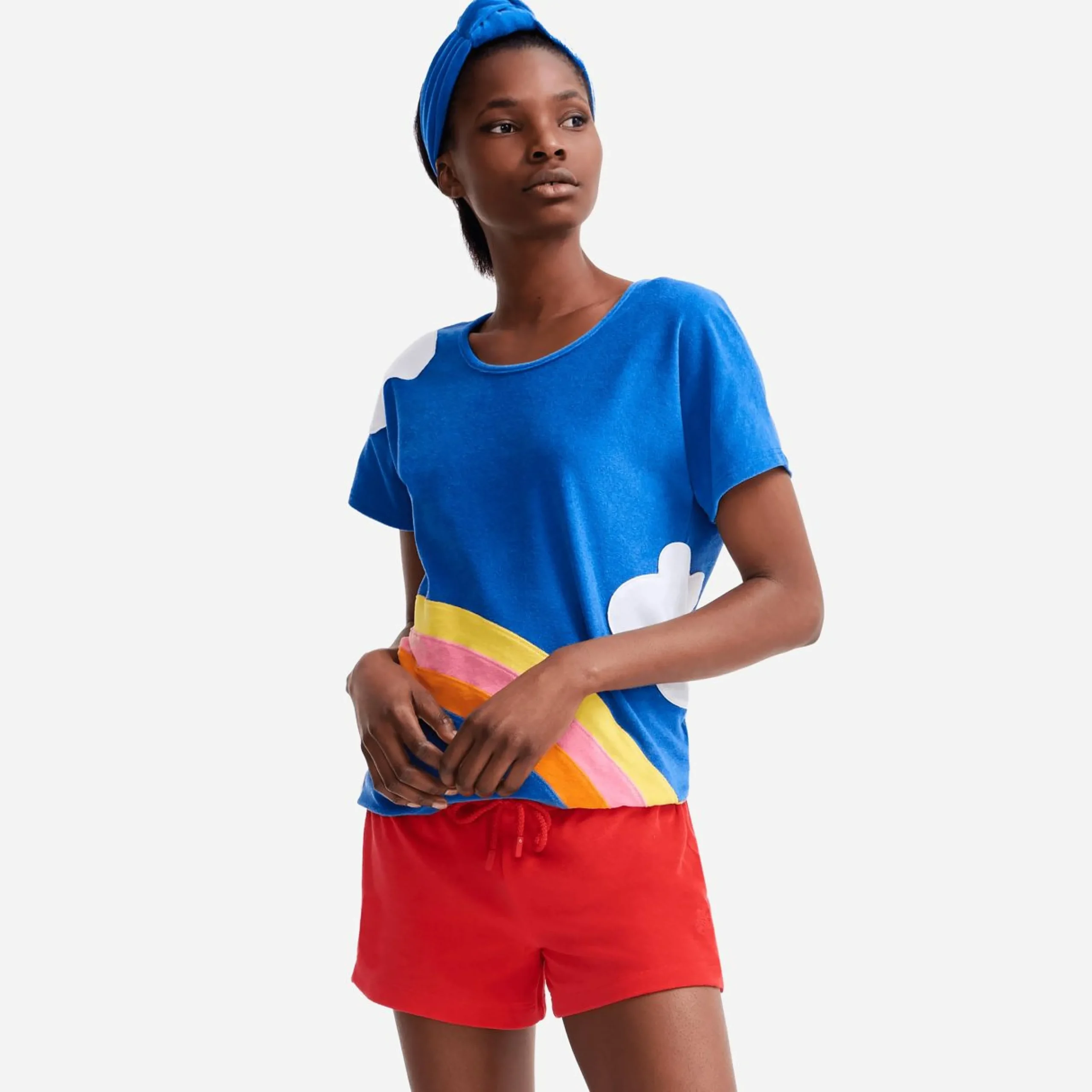 Femme Vilebrequin T-Shirts Et Pulls^T-Shirt Femme Clouds Multicolor - X Jcc+ - Edition Limitee