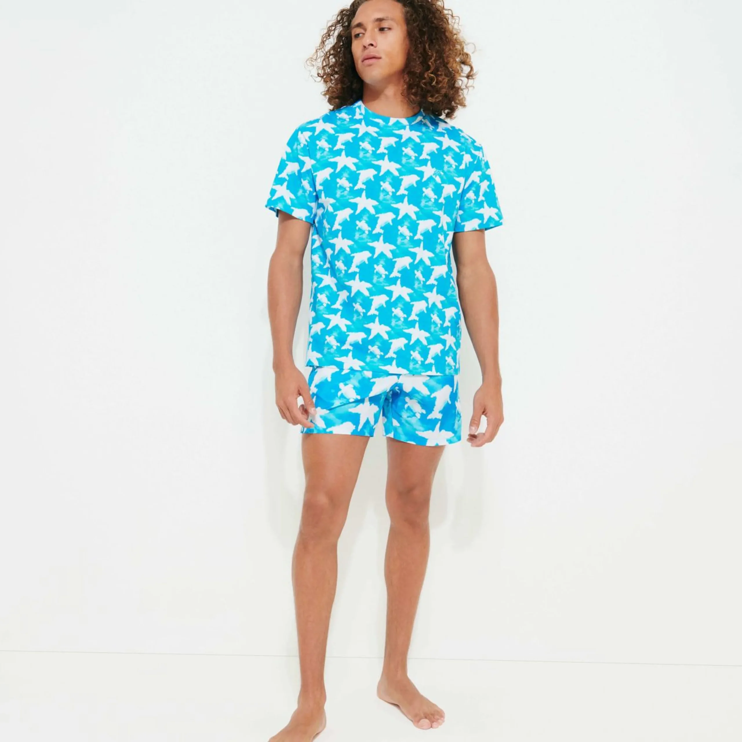 Homme Vilebrequin T-Shirts^T-Shirt Homme En Coton Clouds