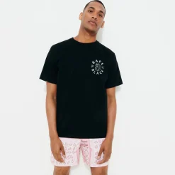 Homme Vilebrequin T-Shirts^T-Shirt Homme Logo Imprime - X Bape® Black
