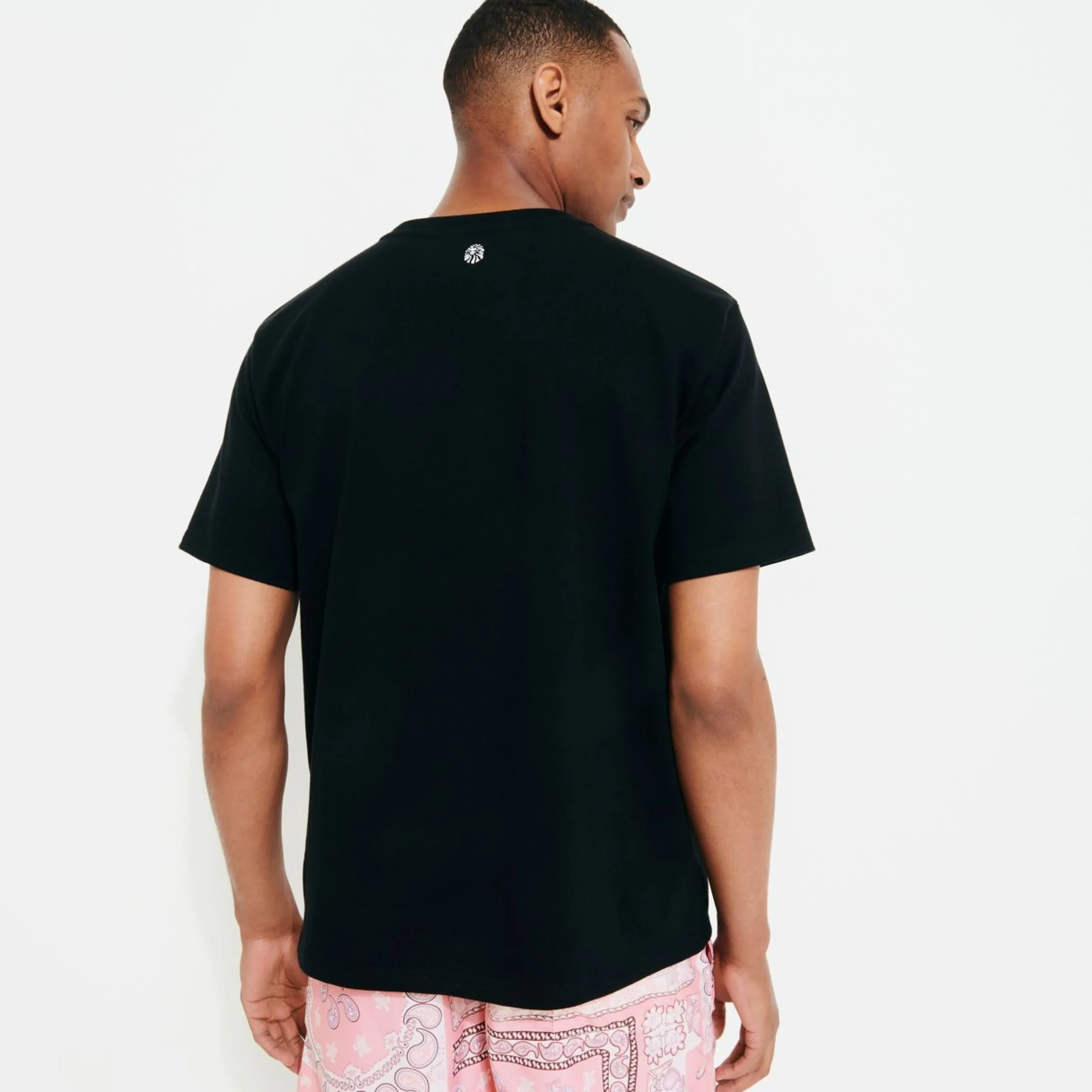 Homme Vilebrequin T-Shirts^T-Shirt Homme Logo Imprime - X Bape® Black