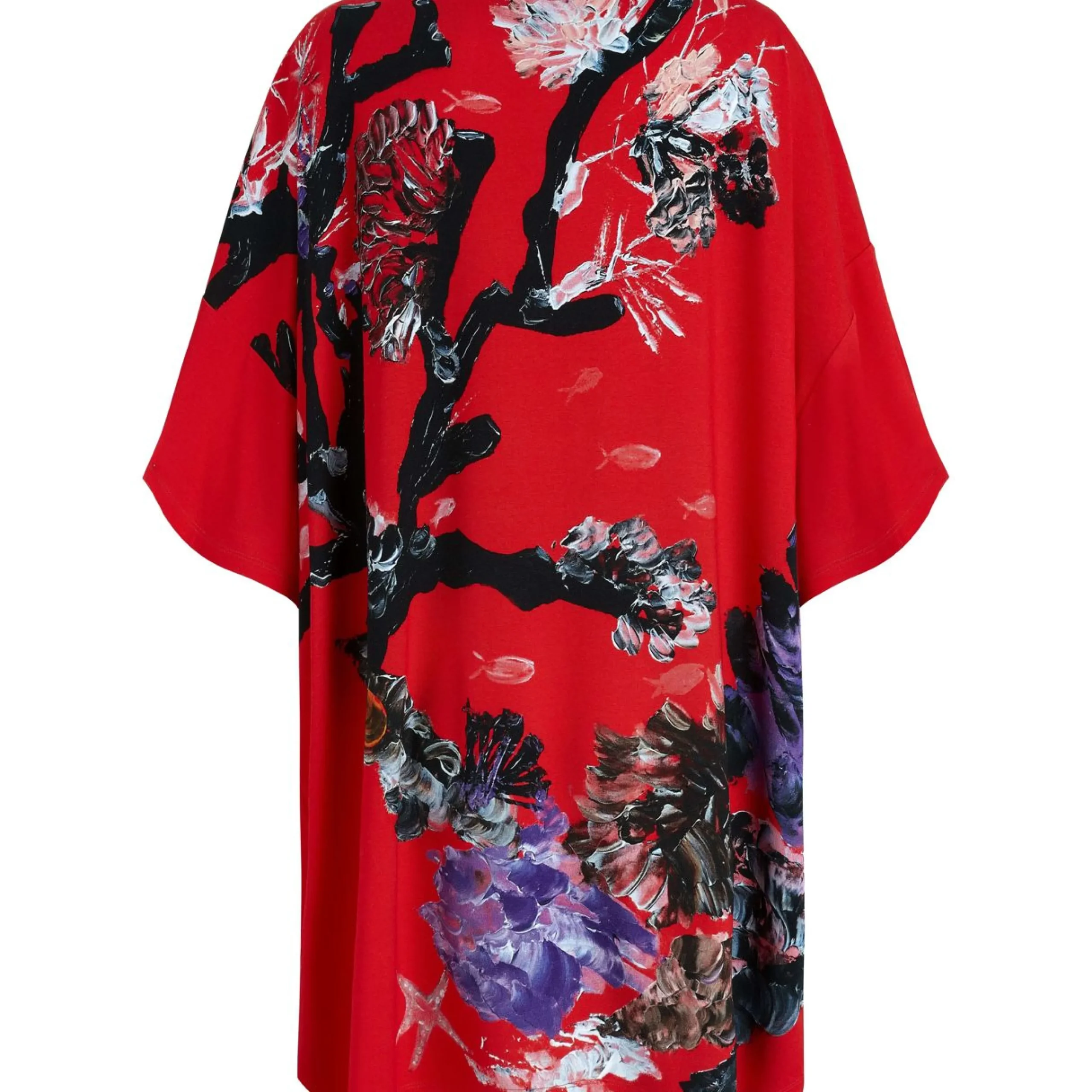 Femme Vilebrequin Tuniques^Tunique En Viscose Femme Spring Flower - X Patrizia Gucci