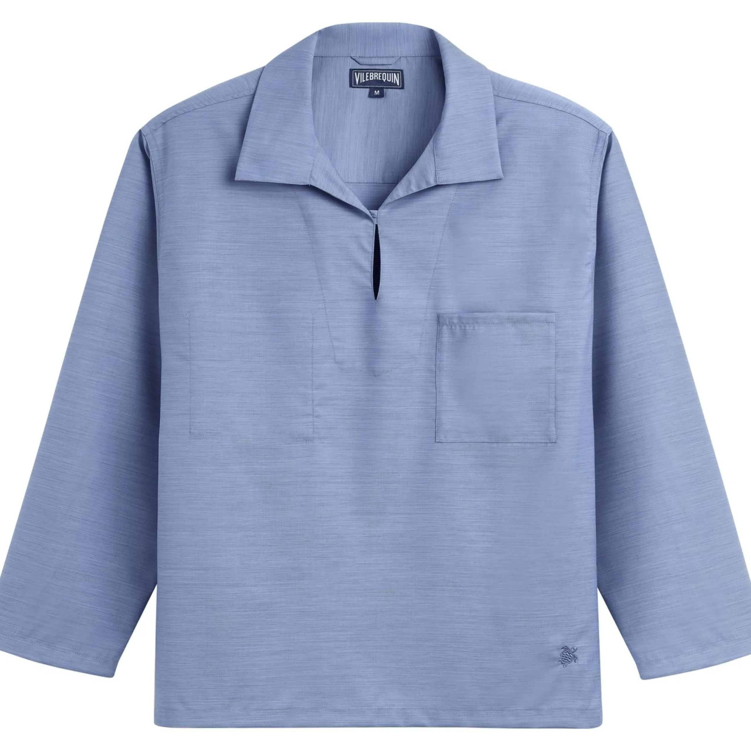 Homme Vilebrequin Chemises^Vareuse Unie En Laine